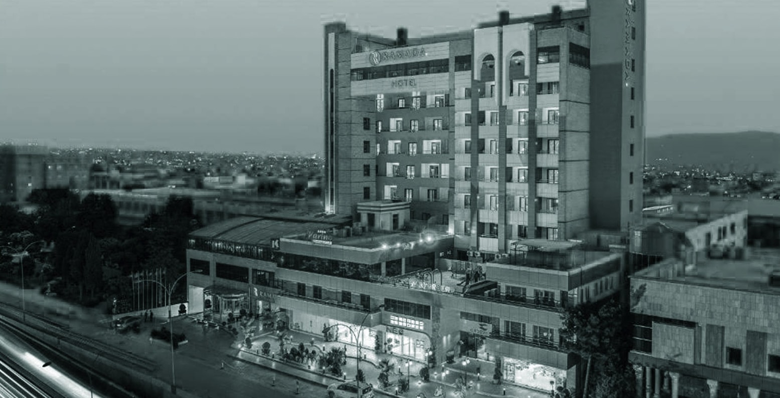 The Ramada Hotel above the city